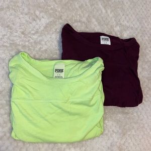 2 pack VS PINK shirts